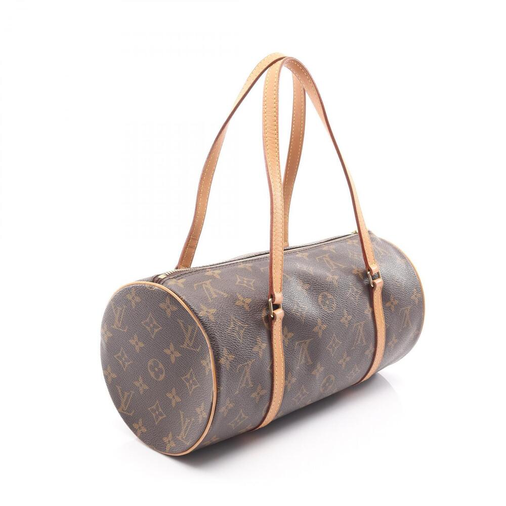 Louis Vuitton Papillon Canvas Leather Brown Monogram Handbag